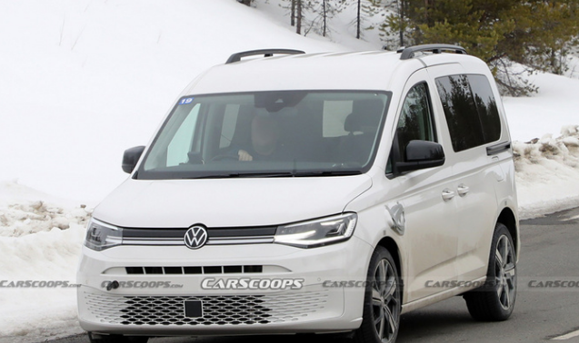 大众开迪插混车型曝光搭载15t电机或年内正式亮相