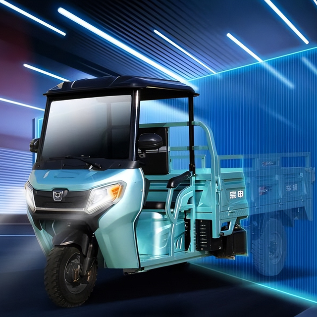 宗申发布tp6威震三轮车半篷设计动力与续航更足