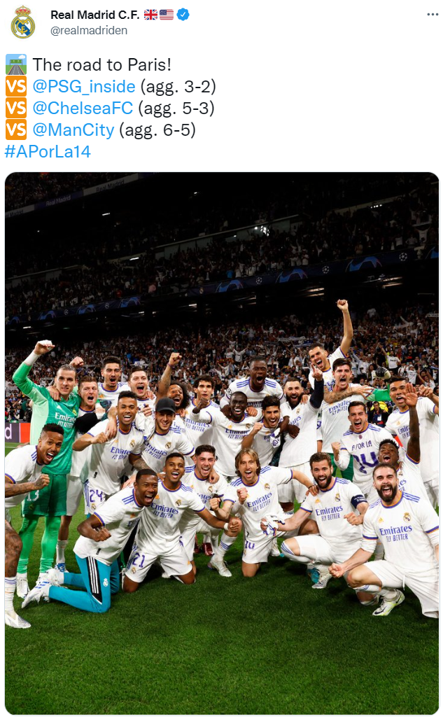 皇马回顾晋级之路连克三大石油球队冲击14冠