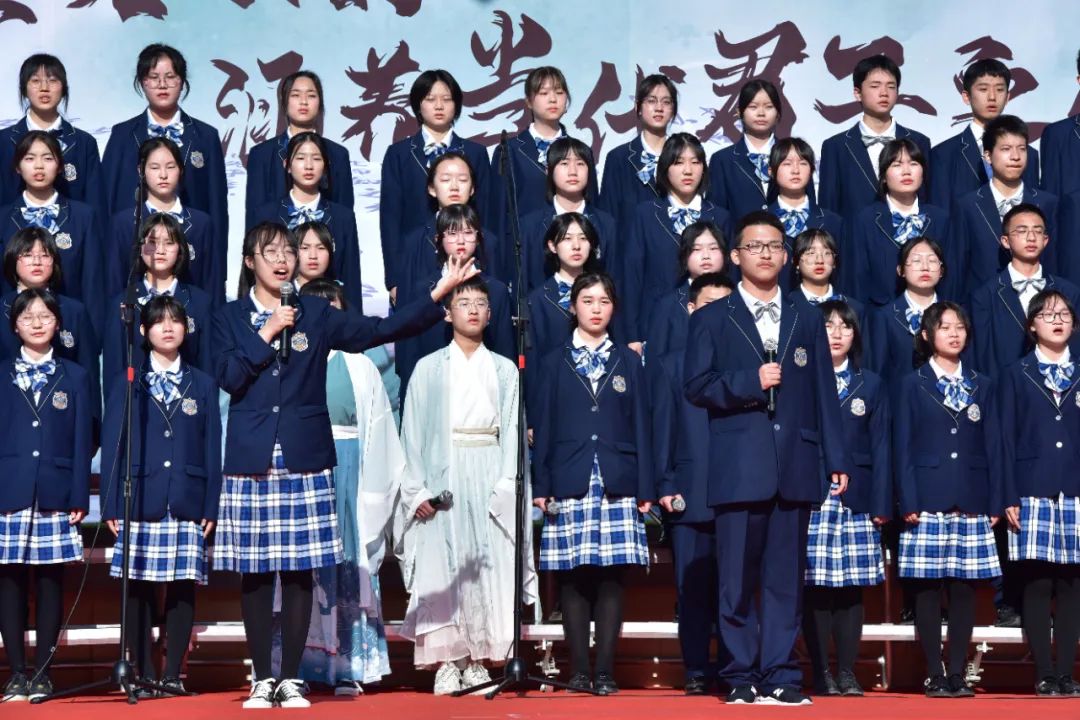 咸阳启迪中学演迤千年圣贤遗韵涵养当代君子之风