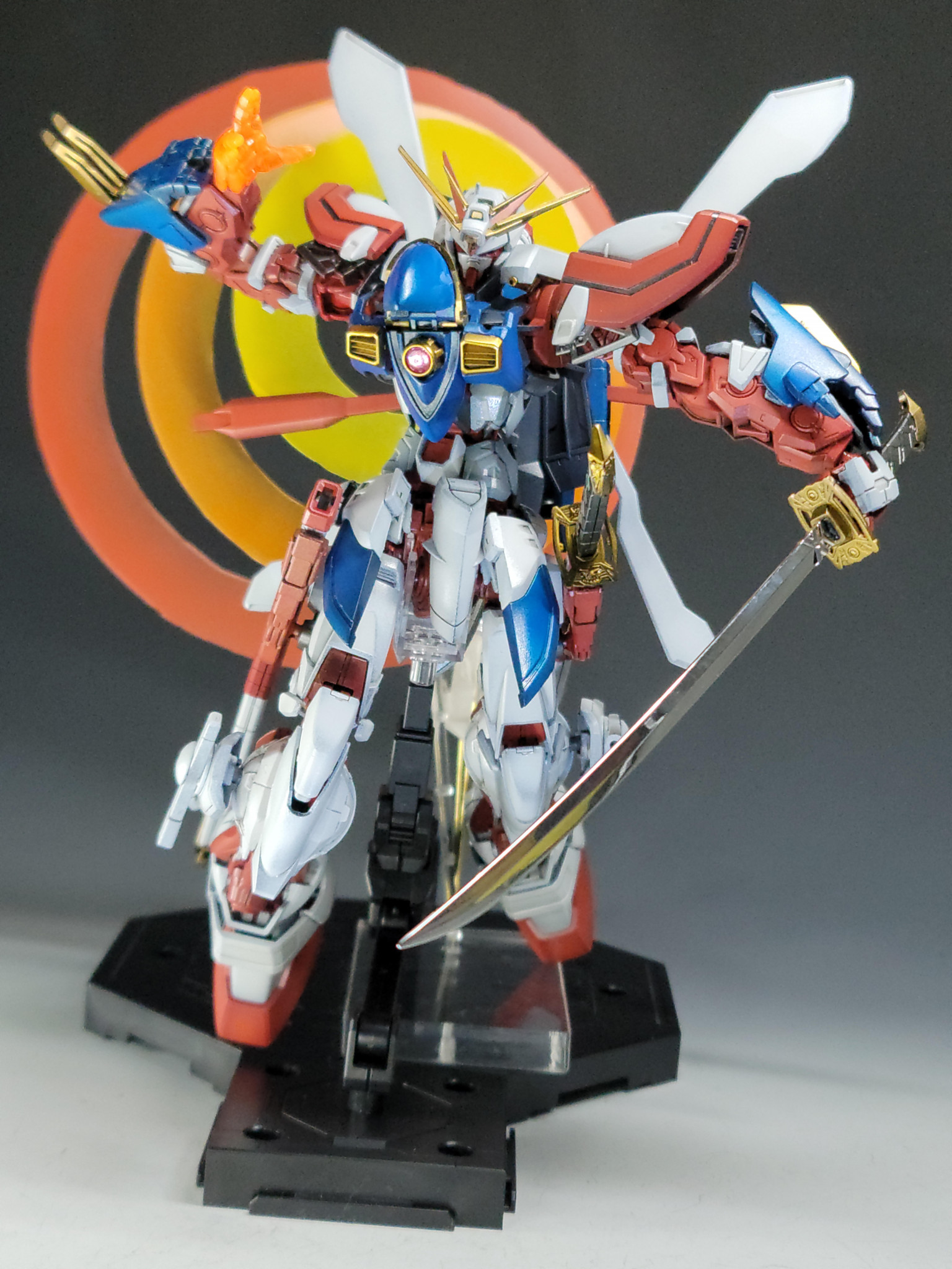 高达也玩变装,穿了神高达外甲的异端高达模型__财经头条