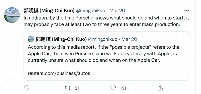 苹果造车,没有王炸