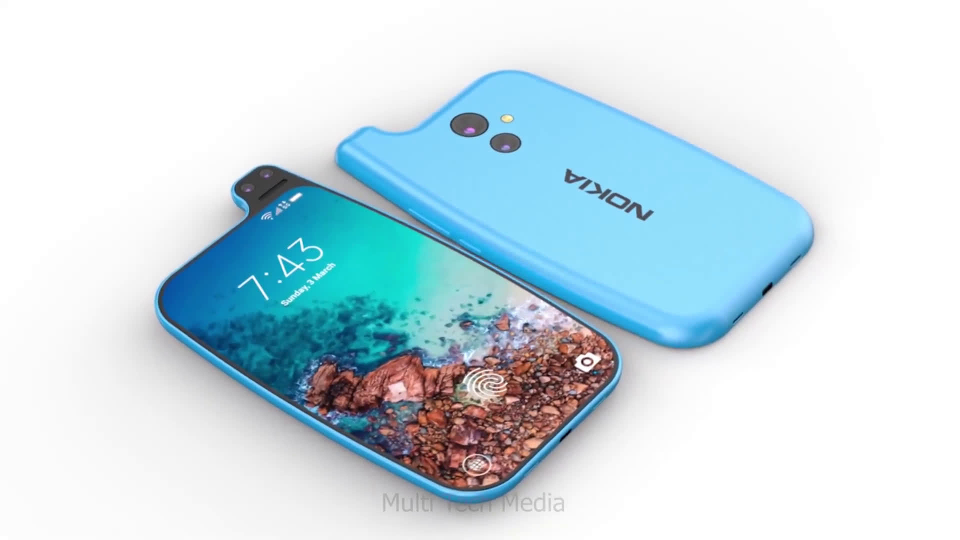 诺基亚x5g概念机造型有点可爱