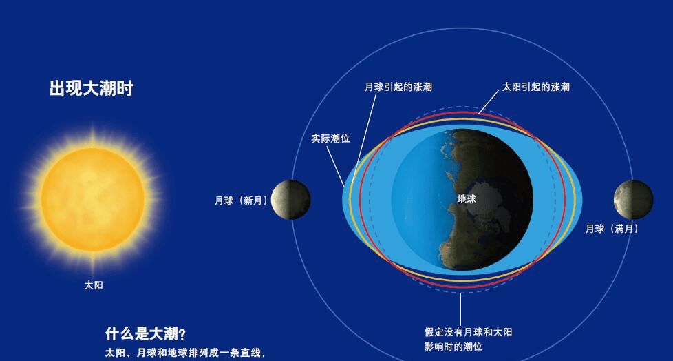 大海为什么会潮涨潮落?潮汐如何形成?退潮的海水又回哪去了?|月球|潮汐|海水_新浪新闻