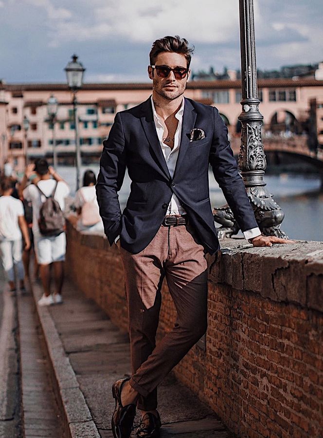 建议中国男人多穿九分裤搭配西装衬衫都有型演绎雅痞范儿