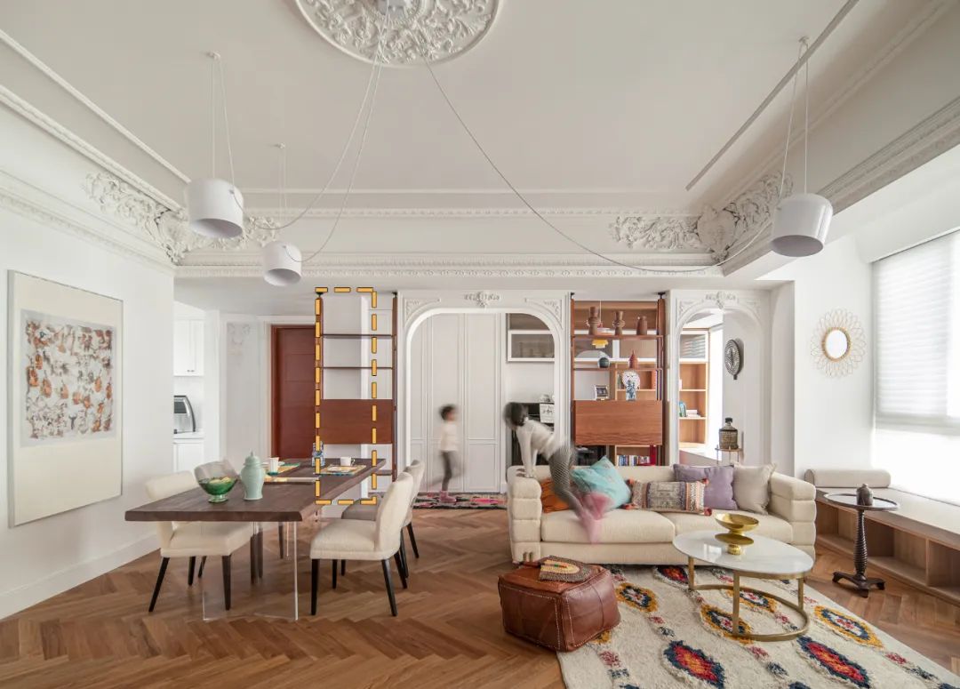 看完她家132㎡古典装修，我再一次爱上了法式休闲区蓝鸢梦想 - Www.slyday.coM