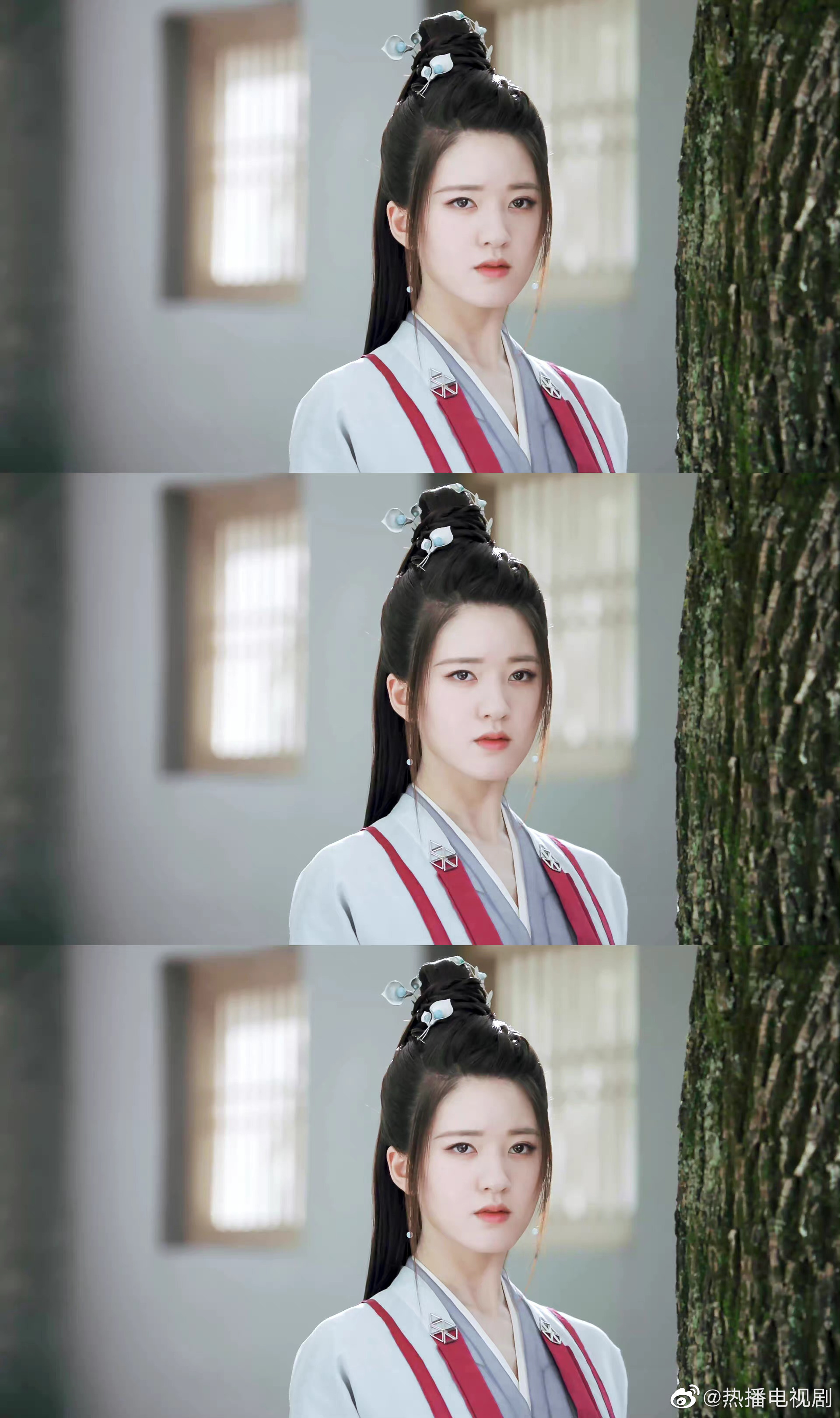 赵露思饰演的白风夕太美了面纱都挡不住美貌