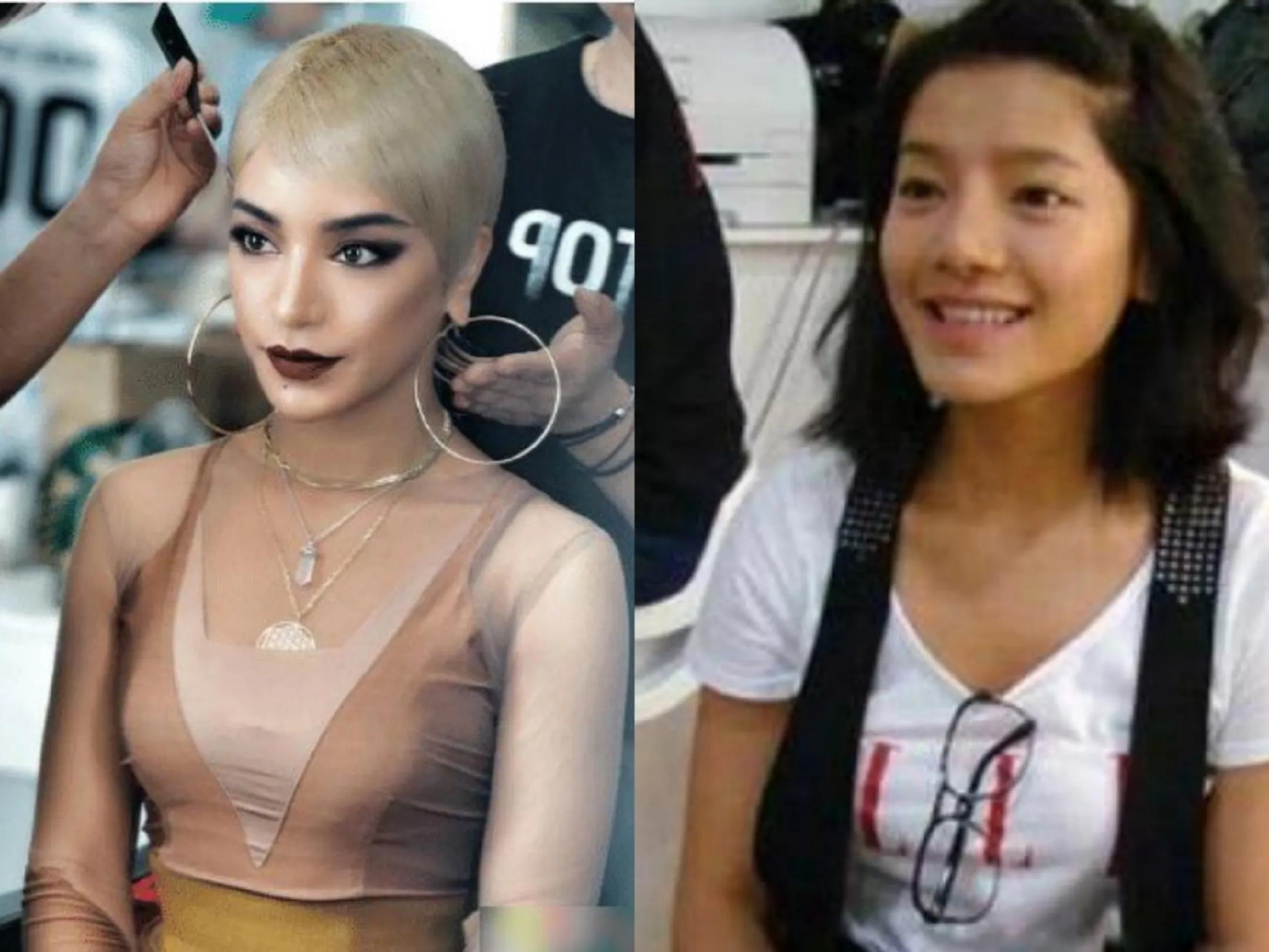 快女江映蓉直播运动面部发红脸部小一圈和出道前判若两人