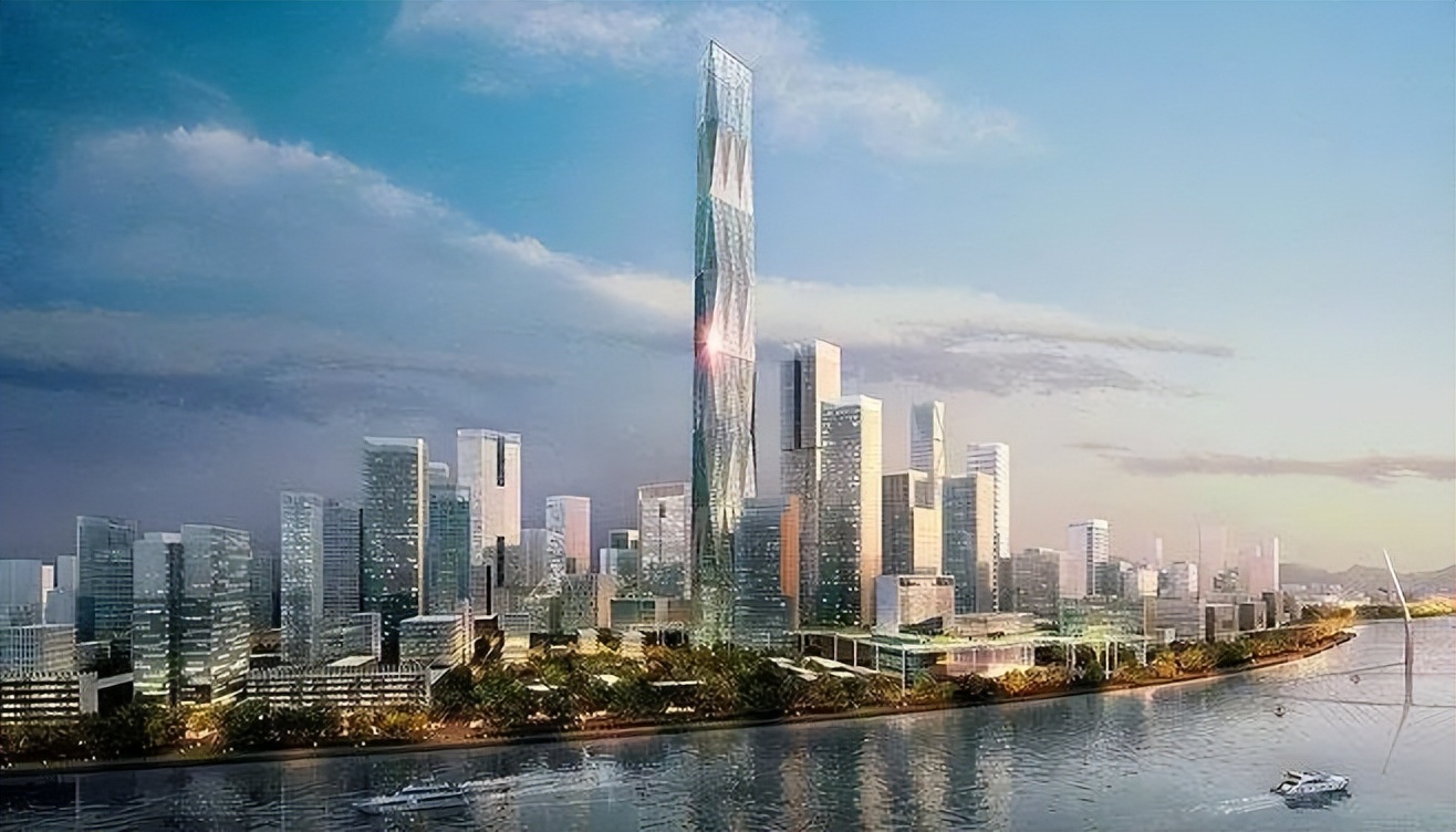 曾经白鹅潭有过不少惊为天人的规划,比如600米高的钻石大厦,现实大家