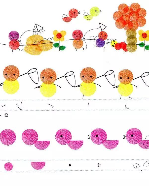 创意儿童手指画制作简单的让你意想不到看到的幼师都收藏了