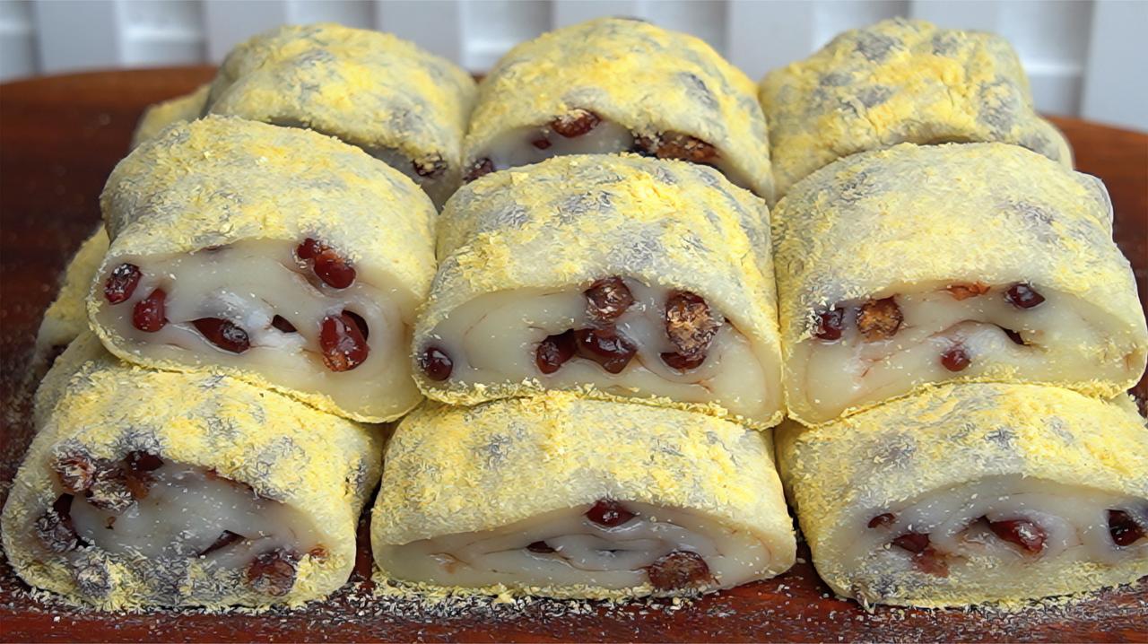 糯米粉这做法太好吃了简单蒸一蒸柔软筋道不粘牙凉了也好吃