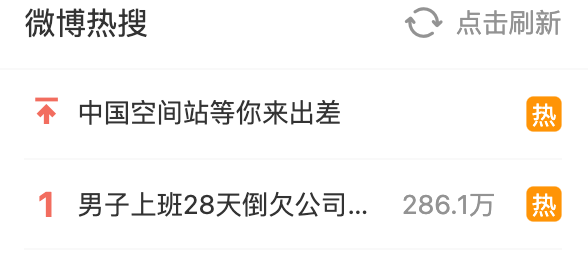 新聞沖上熱搜第一