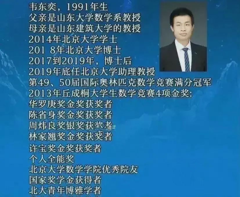 可韦东奕是什么人啊,冠军收割机.此竞赛,向来以"难"著名.
