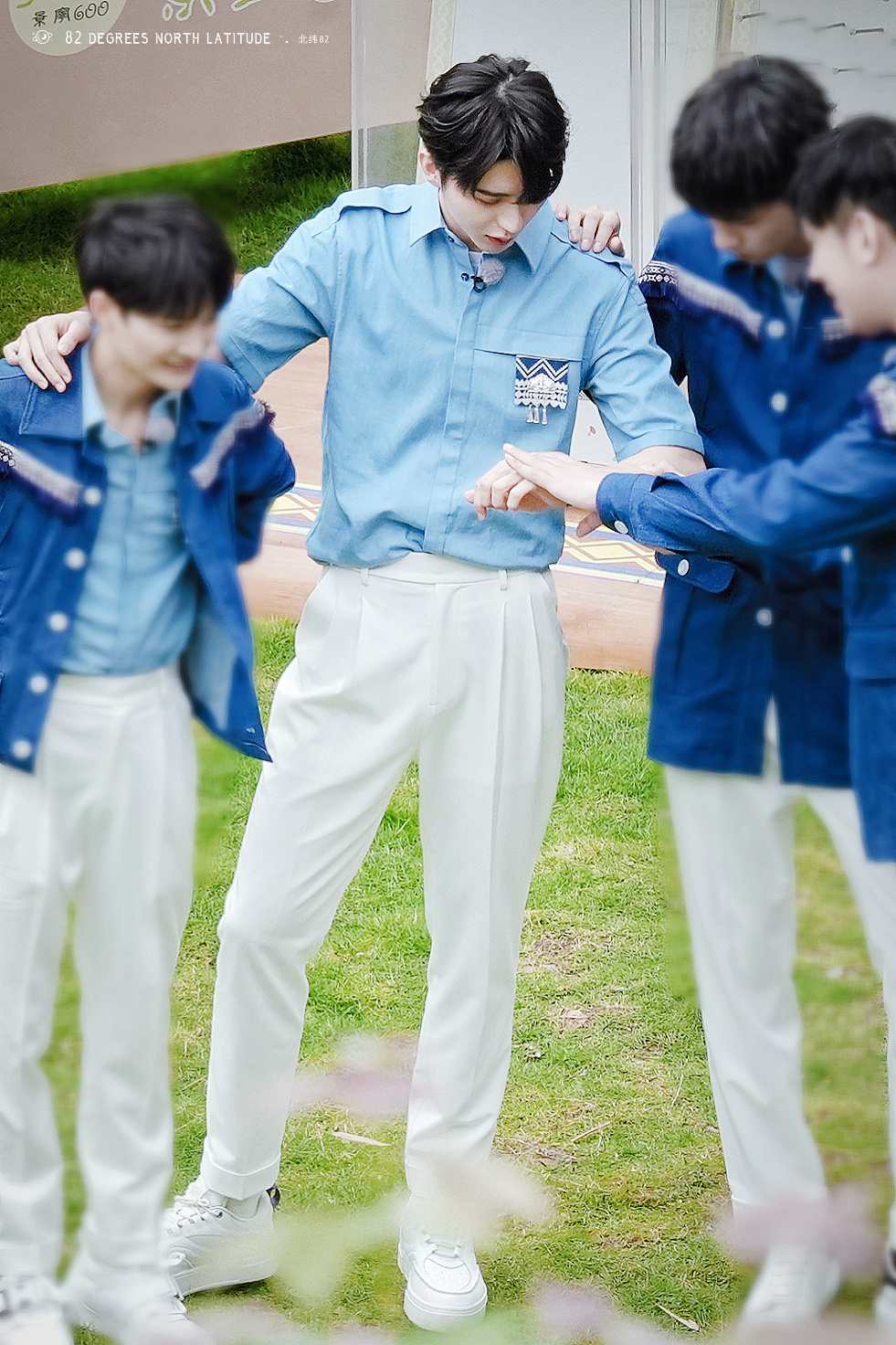 蔡徐坤奔跑吧丽水路透今天是很清新很元气的蔡学长啊