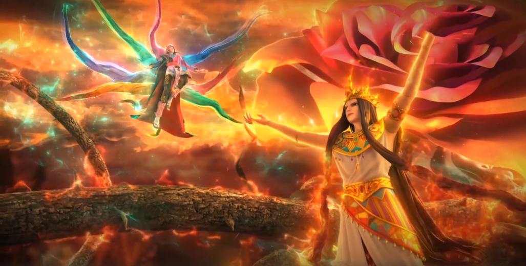 叶罗丽颜爵为救冰公主长出了九尾庞尊为救白光莹缔结了契约