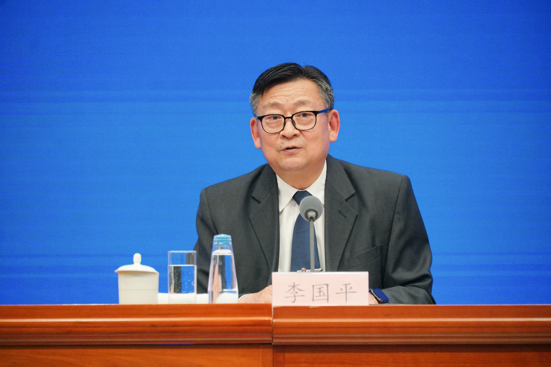 交通运输部安全总监李国平 &nbsp;&nbsp;澎湃新闻记者 周頔 摄