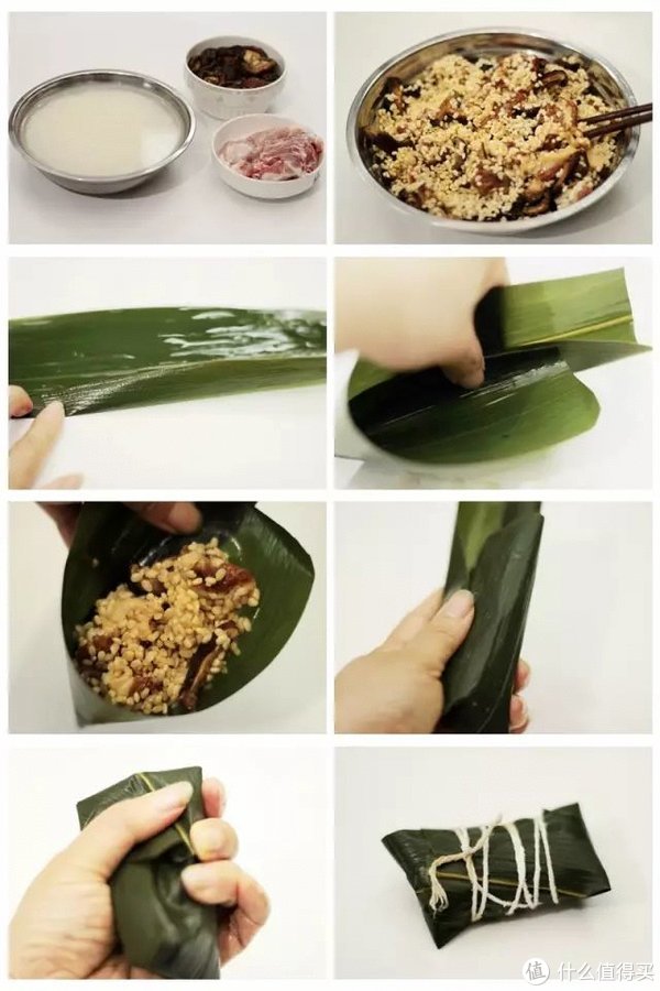 4种粽子的做法4种不同的包法