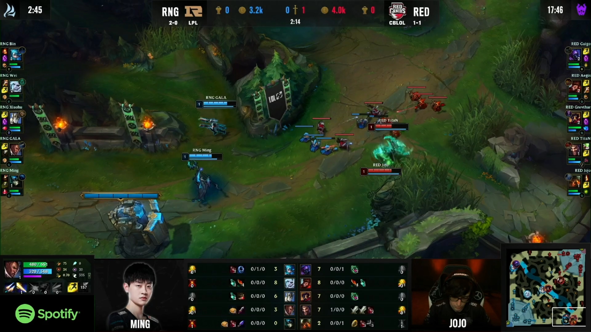 第一轮RNG全胜收官，GALA拿下首个五杀！米勒：好帅的卢娜休闲区蓝鸢梦想 - Www.slyday.coM