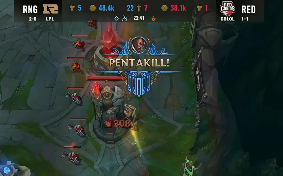 MSI首个五杀诞生！RNG轻松拿下三连胜，GALA真的鲨疯了休闲区蓝鸢梦想 - Www.slyday.coM