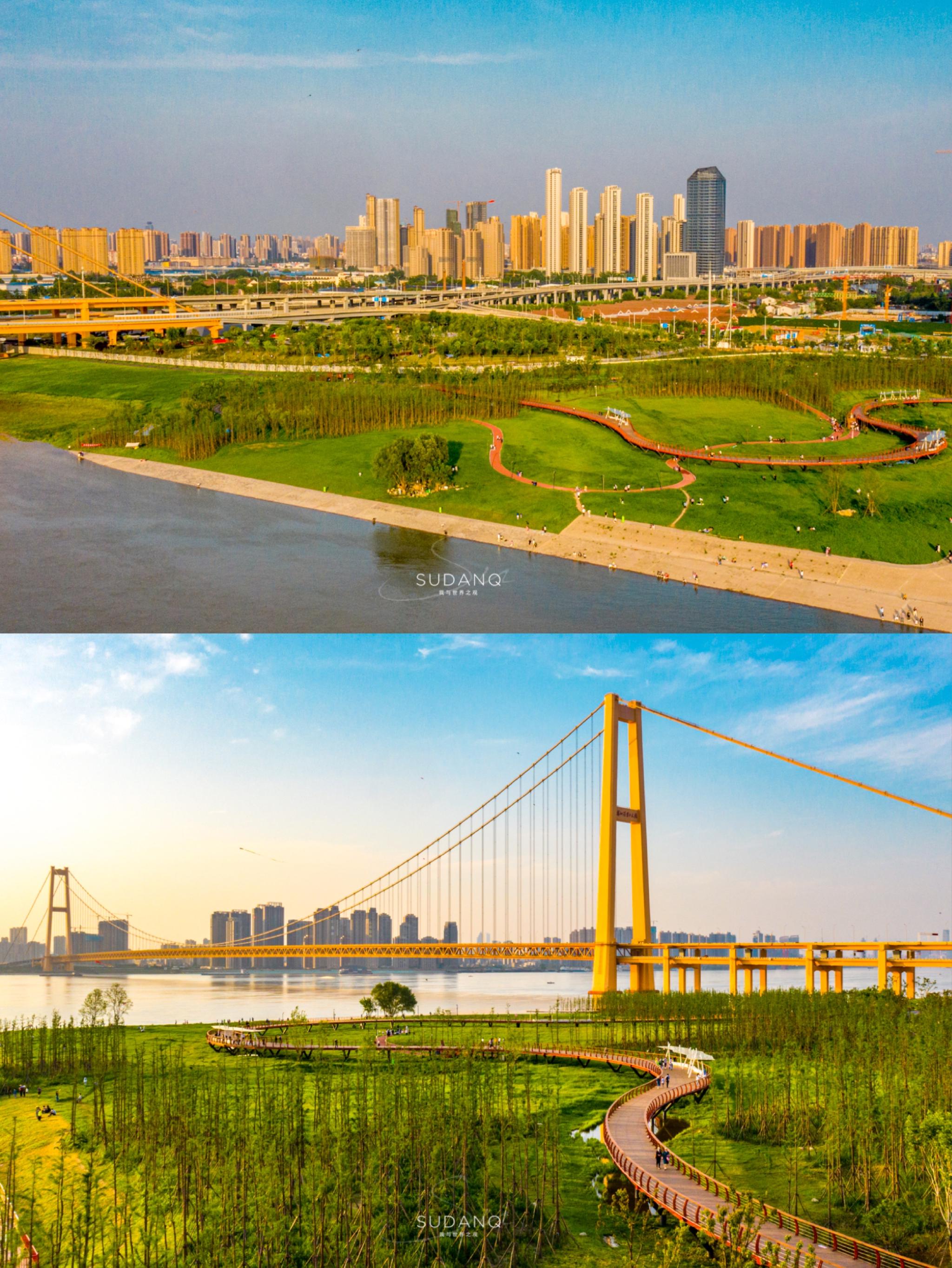 武汉江滩两江四岸大城风光