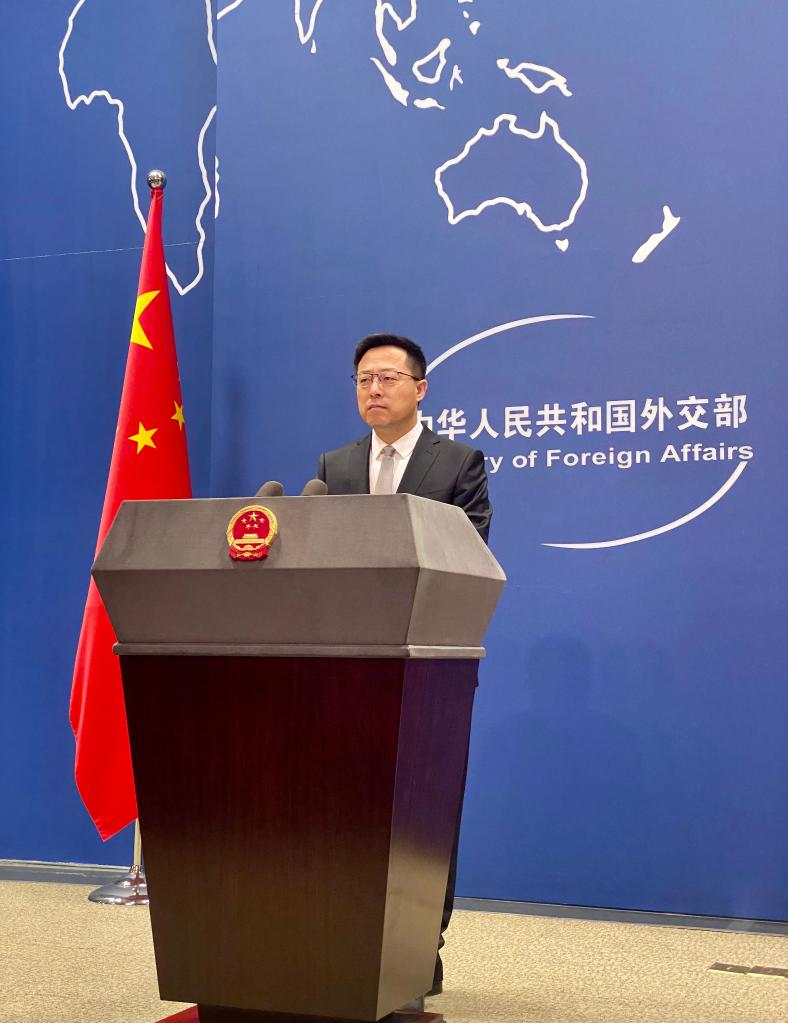 赵立坚谁把人权当口号谁真正以人为本答案不言自明