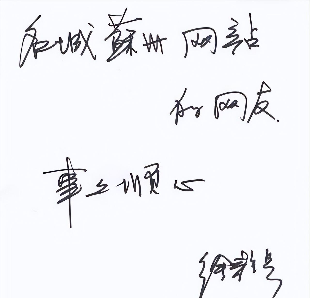 徐静蕾硬笔书法是真有水平透着青春的气息生动活泼富有激情