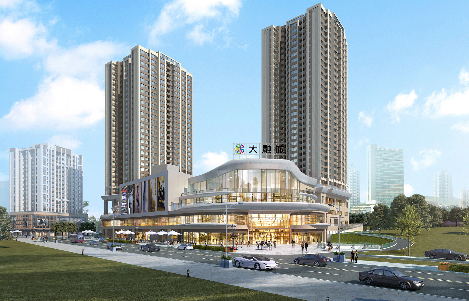 重庆巴南大融城顺势落定,在李家沱核心商圈内率先布局品质购物中心,亦