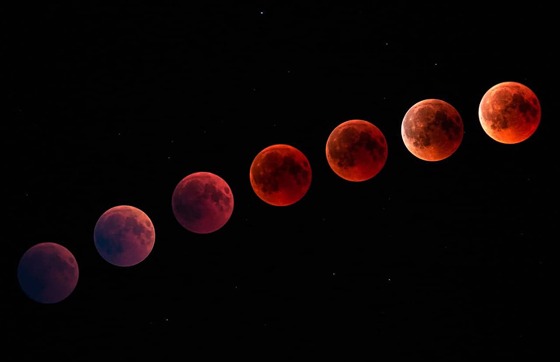 罕见超级血月来了血月真是不祥之兆吗哪里能看到