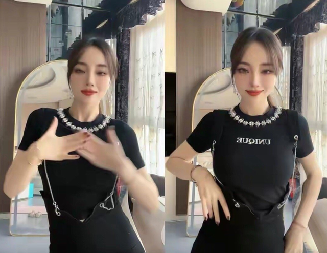 李小璐社媒晒出热舞视频身穿纯黑色紧身衣服气质丝毫不输网红