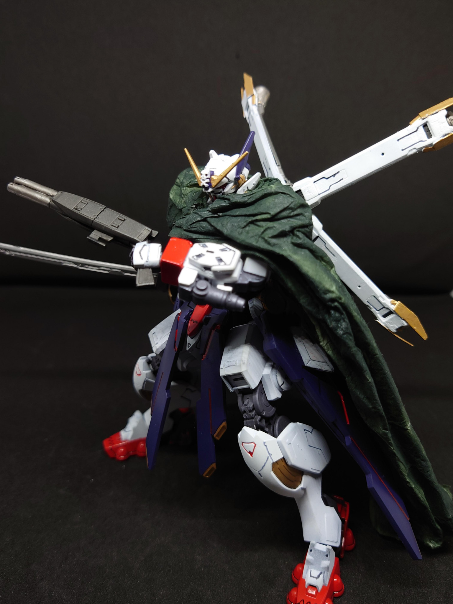 铁血高达模型零件混搭改造海盗高达模型