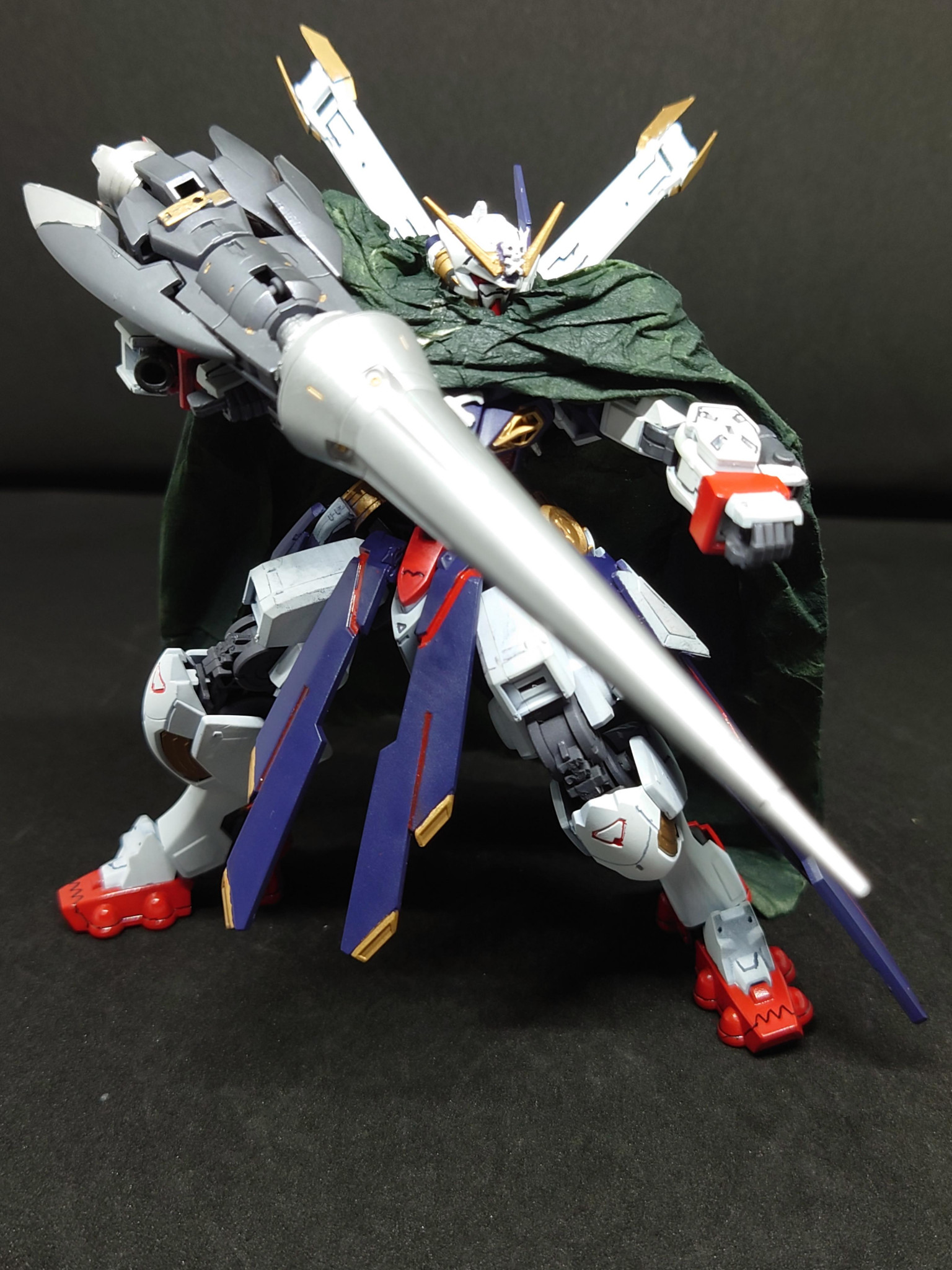 铁血高达模型零件混搭改造海盗高达模型