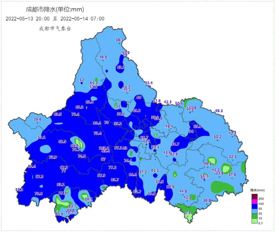 成都本轮强降雨天气趋于结束15日起气温回升