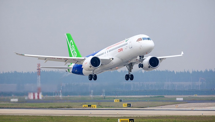 即将交付的首架商飞C919大飞机首飞试验成功休闲区蓝鸢梦想 - Www.slyday.coM