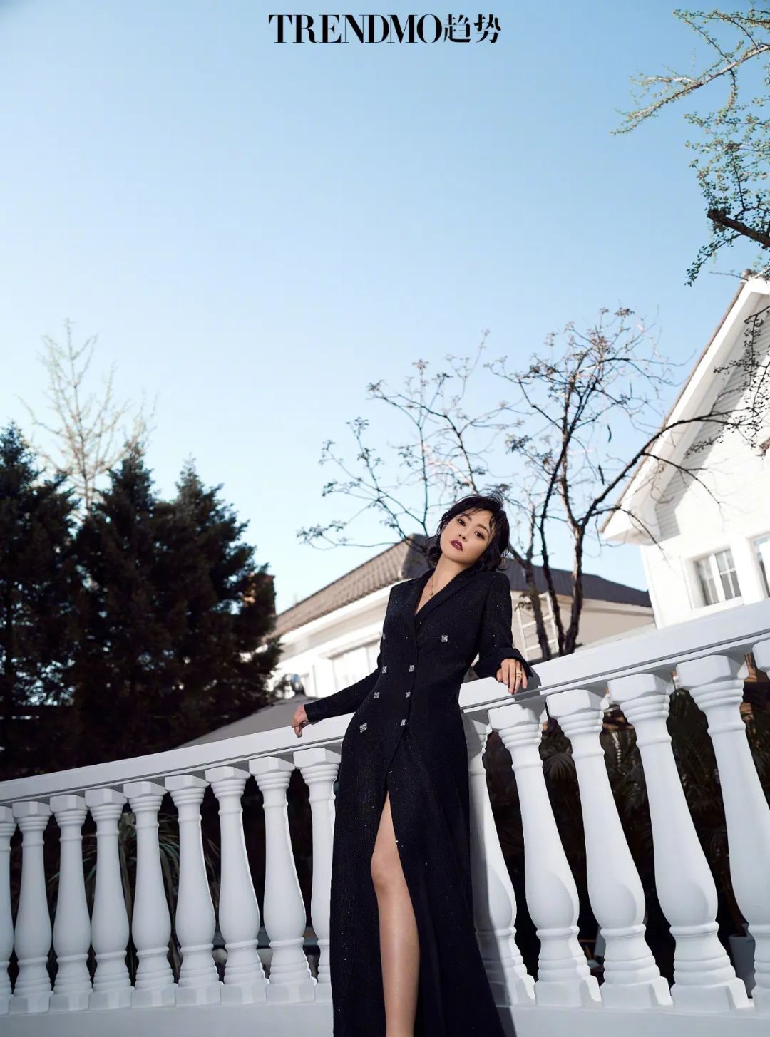 演员郝蕾trendmo趋势六月封面大片演绎复古优雅贵妇格调