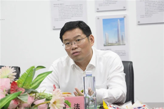 黄法书记对中构新材长期以来在楼承板行业的聚焦和