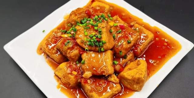 香喷喷的黄金豆腐寓意财源滚滚生活幸福一起做起来吧