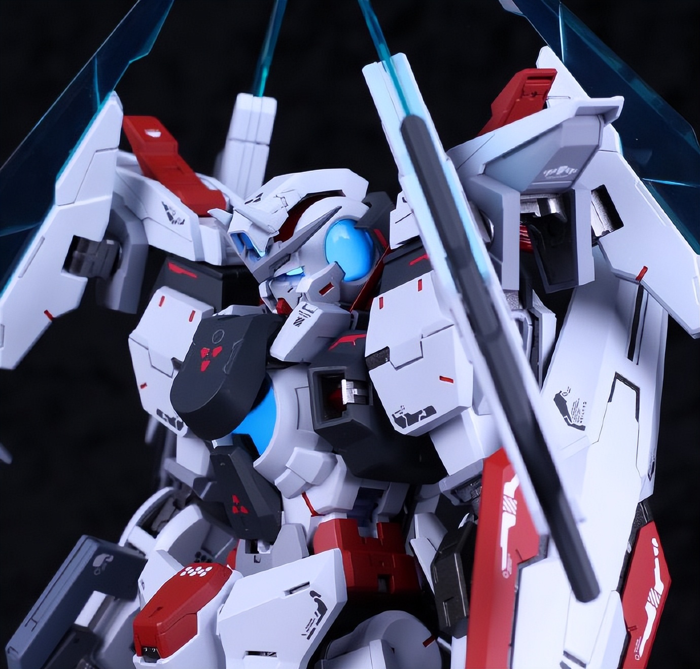 德天使高达模型个性改造德天使中性halfver