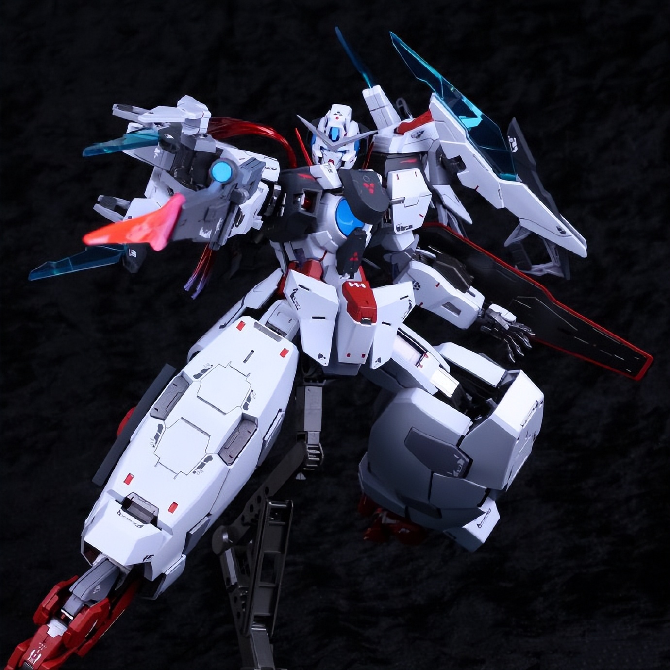 德天使高达模型个性改造德天使中性halfver