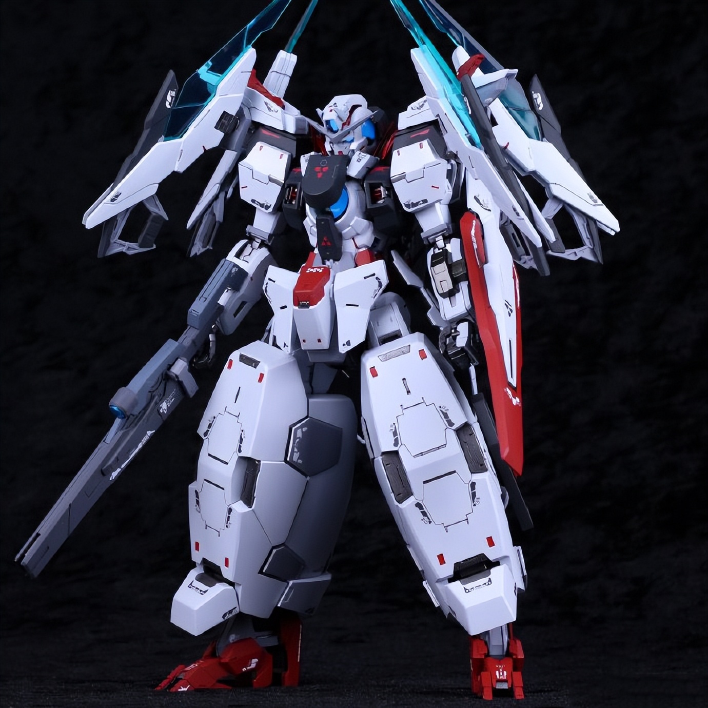 德天使高达模型个性改造德天使中性halfver