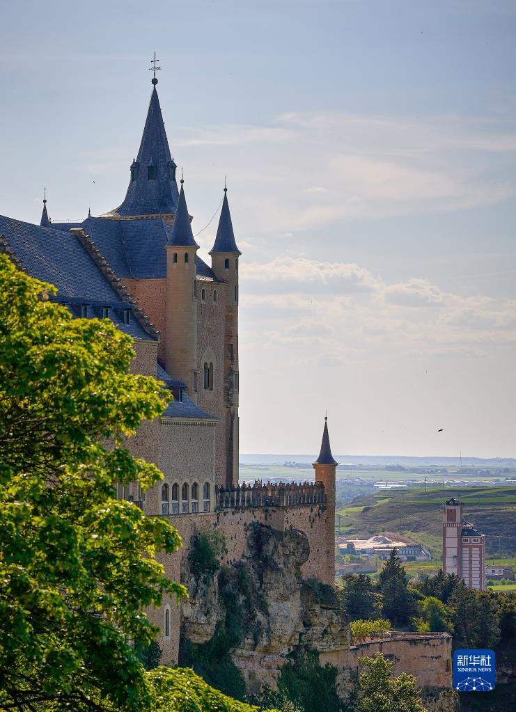 西班牙历史古城塞哥维亚风光