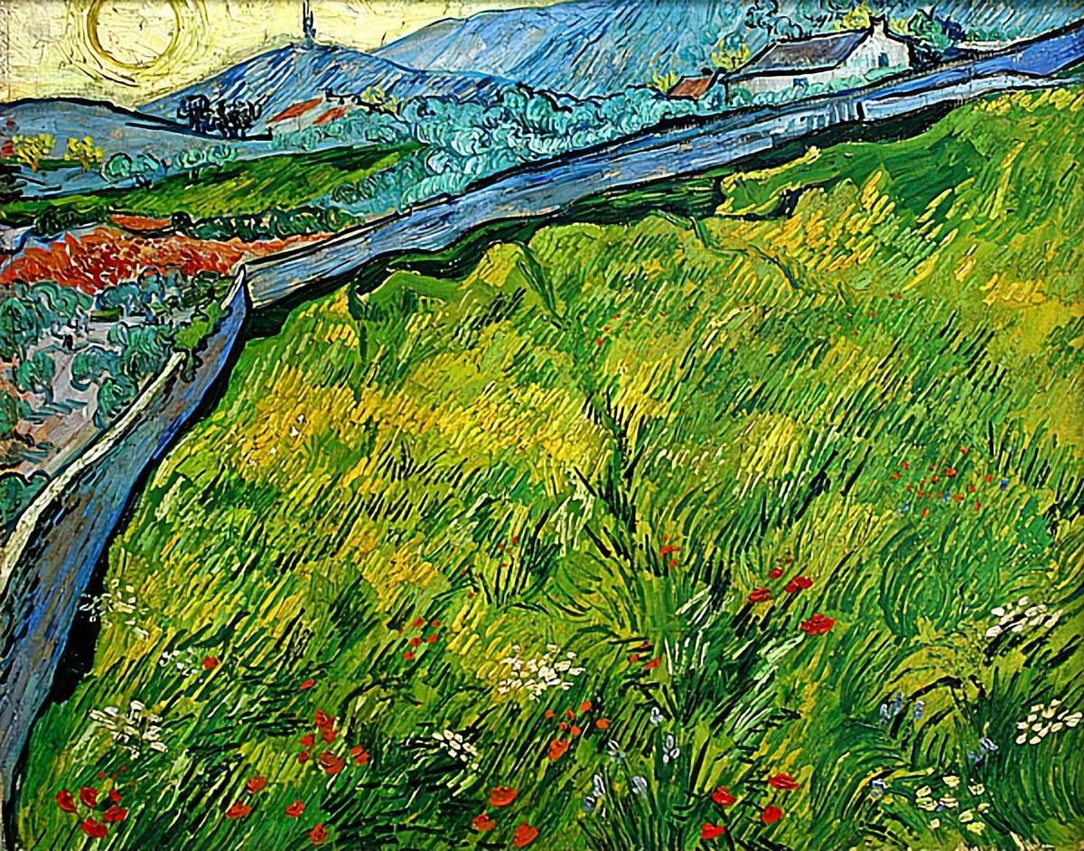 梵高笔下的春天:每一种色彩都像在燃烧