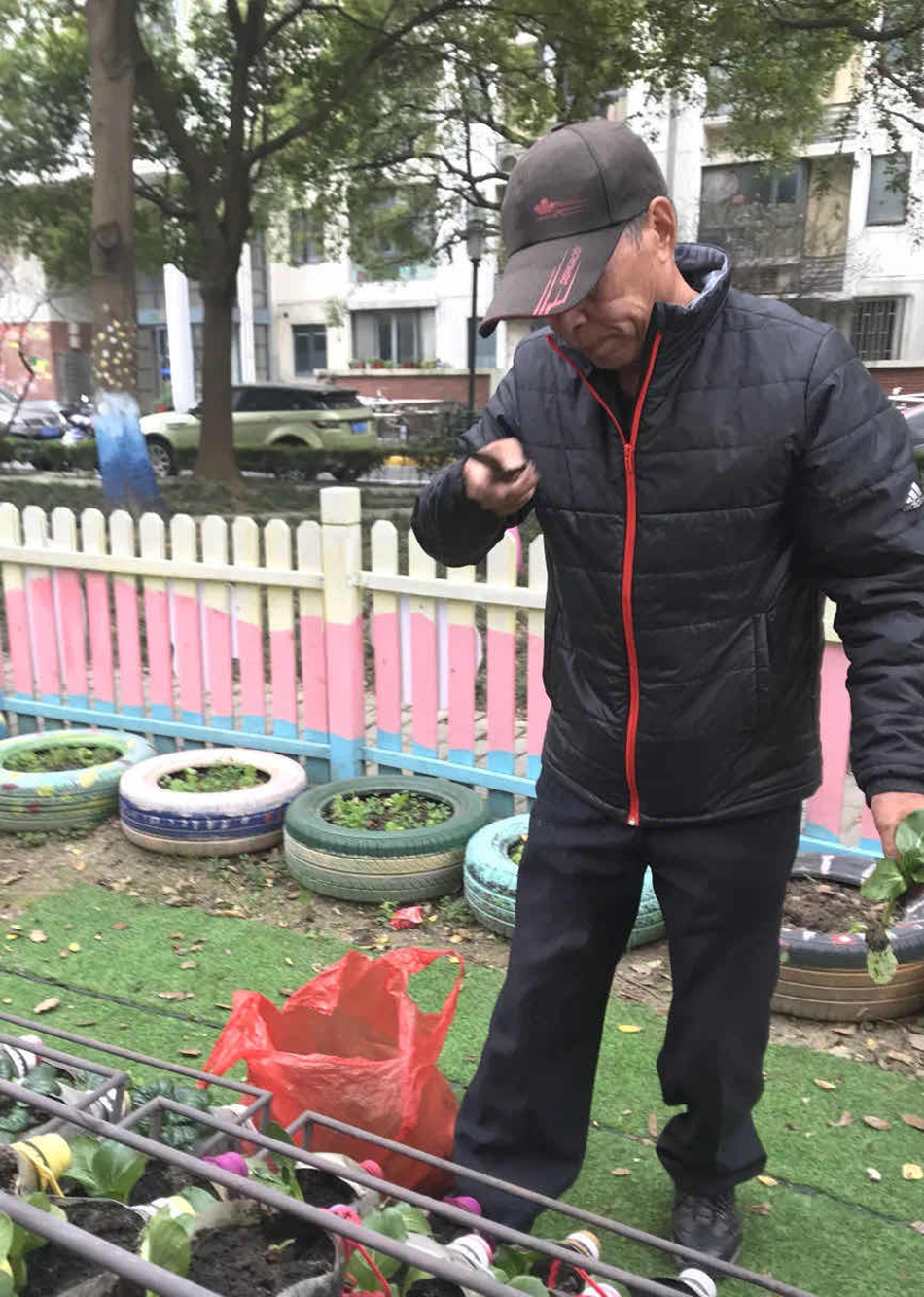 源于垃圾分类，上海这处“瓶子菜园”为封控下的独居老人供菜