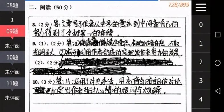 网红字体遇上电脑阅卷会咋样画面杂乱无章老师0分吧