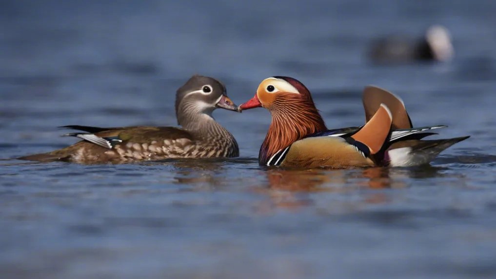 看到接吻鸳鸯的点赞留言感情甜蜜爆灯哦