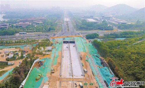 彭祖大道快速路工程进展过半