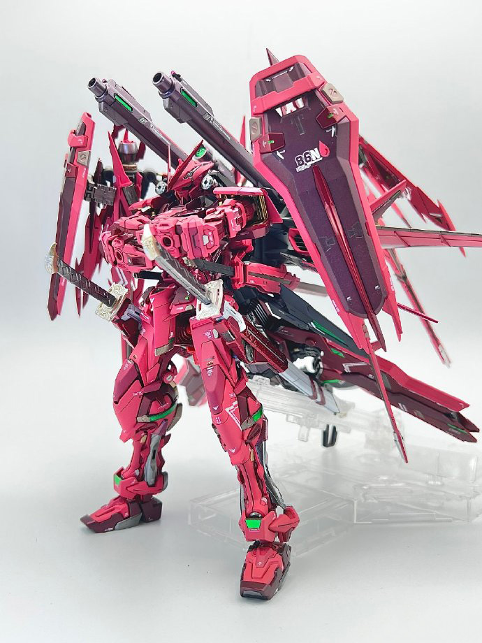 换色重涂改造正义异端高达模型