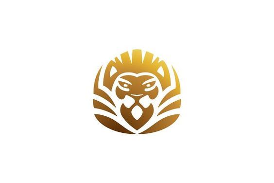 关于狮子元素logo图形设计