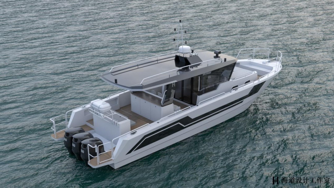 海道设计发布全新二类钓鱼艇深海垂钓不是梦