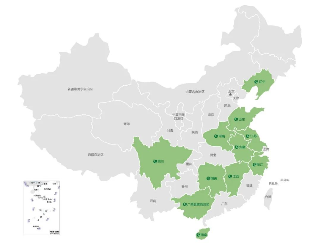 图:绿城小镇布局版图