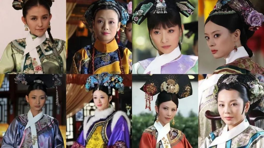 《甄嬛传》里的女演员们,放在一起都有各自的特色.